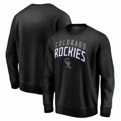 Men's Fanatics Branded Black Colorado Rockies Gametime Arch Pullover Sweatshirt -Metaverse shop unnamed file 20294