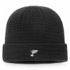 Men's Fanatics Branded Black St. Louis Blues Authentic Pro Black Ice Cuffed Knit Hat -Metaverse shop unnamed file 20297