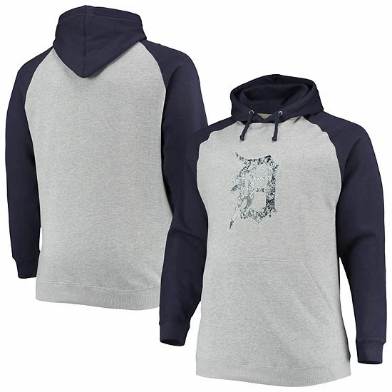 Men's Fanatics Branded Heathered Gray/Navy Detroit Tigers Big & Tall Raglan Pullover Hoodie Men's Fanatics Branded Heathered Gray/Navy Detroit Tigers Big & Tall Raglan Pullover Hoodie -Metaverse shop unnamed file 20304