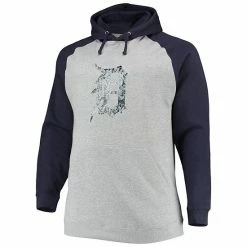 Men's Fanatics Branded Heathered Gray/Navy Detroit Tigers Big & Tall Raglan Pullover Hoodie 3 Men's Fanatics Branded Heathered Gray/Navy Detroit Tigers Big & Tall Raglan Pullover Hoodie -Metaverse shop unnamed file 20305