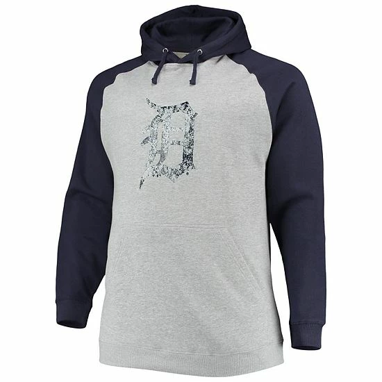 Men's Fanatics Branded Heathered Gray/Navy Detroit Tigers Big & Tall Raglan Pullover Hoodie Men's Fanatics Branded Heathered Gray/Navy Detroit Tigers Big & Tall Raglan Pullover Hoodie -Metaverse shop unnamed file 20305