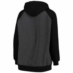 Women's Fanatics Branded Heathered Charcoal/Black Brooklyn Nets Plus Size Raglan Notch Neck Pullover Hoodie 9 Women's Fanatics Branded Heathered Charcoal/Black Brooklyn Nets Plus Size Raglan Notch Neck Pullover Hoodie -Metaverse shop unnamed file 20369