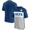 Men's Fanatics Branded Royal/Heathered Gray Indianapolis Colts Throwback Colorblock T-Shirt 1 Men's Fanatics Branded Royal/Heathered Gray Indianapolis Colts Throwback Colorblock T-Shirt -Metaverse shop unnamed file 20455