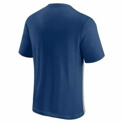 Men's Fanatics Branded Royal/Heathered Gray Indianapolis Colts Throwback Colorblock T-Shirt -Metaverse shop unnamed file 20458