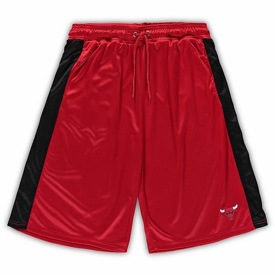 Men's Fanatics Branded Red/Black Chicago Bulls Big & Tall Performance Shorts Men's Fanatics Branded Red/Black Chicago Bulls Big & Tall Performance Shorts -Metaverse shop unnamed file 20555