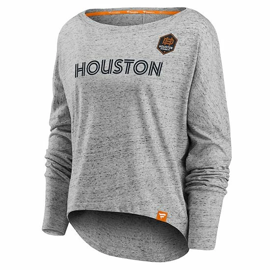 Women's Fanatics Branded Heathered Gray Houston Dynamo FC Long Sleeve Fashion Top Women's Fanatics Branded Heathered Gray Houston Dynamo FC Long Sleeve Fashion Top -Metaverse shop unnamed file 20573