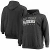 Men's Fanatics Branded Heathered Charcoal Las Vegas Raiders Big & Tall Practice Pullover Hoodie -Metaverse shop unnamed file 20675