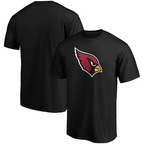 Men's Fanatics Branded Black Arizona Cardinals Primary Logo Team T-Shirt 4 Men's Fanatics Branded Black Arizona Cardinals Primary Logo Team T-Shirt - Image 2