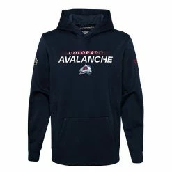 Youth Fanatics Branded Navy Colorado Avalanche Authentic Pro Pullover Hoodie -Metaverse shop unnamed file 207