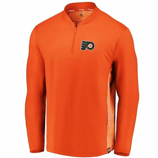 Men's Fanatics Branded Orange Philadelphia Flyers Iconic Clutch Quarter-Zip Jacket Men's Fanatics Branded Orange Philadelphia Flyers Iconic Clutch Quarter-Zip Jacket -Metaverse shop unnamed file 20701
