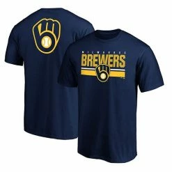 Men's Fanatics Branded Navy Milwaukee Brewers Team Logo End Game T-Shirt -Metaverse shop unnamed file 20704