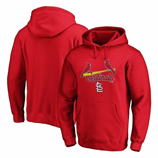 Men's Fanatics Branded Red St. Louis Cardinals Big & Tall Team Lockup Primary Logo Pullover Hoodie 4 Men's Fanatics Branded Red St. Louis Cardinals Big & Tall Team Lockup Primary Logo Pullover Hoodie - Image 2