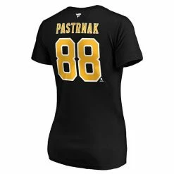 Women's Fanatics Branded David Pastrnak Black Boston Bruins Plus Size Name & Number V-Neck T-Shirt -Metaverse shop unnamed file 20786