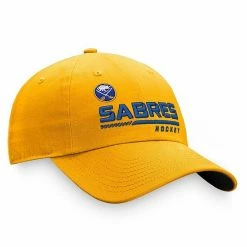Men's Fanatics Branded Yellow Buffalo Sabres Authentic Pro Locker Room Team Adjustable Hat -Metaverse shop unnamed file 20804