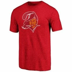 Men's Fanatics Branded Heathered Red Tampa Bay Buccaneers Historic Logo Greatest Dad Tri-Blend T-Shirt -Metaverse shop unnamed file 20828