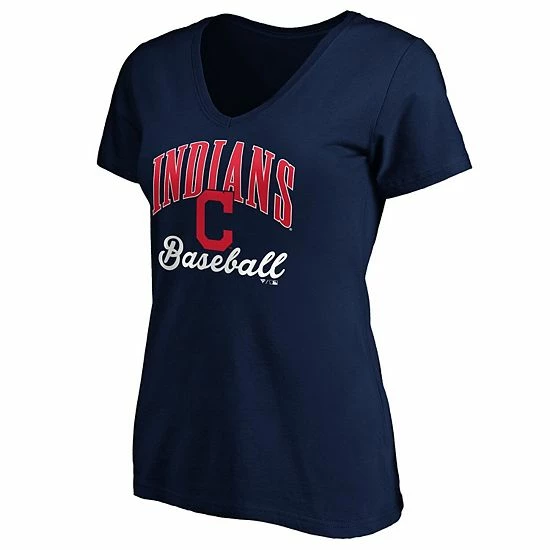 Women's Fanatics Branded Navy Cleveland Indians Victory Script V-Neck T-Shirt Women's Fanatics Branded Navy Cleveland Indians Victory Script V-Neck T-Shirt -Metaverse shop unnamed file 20838