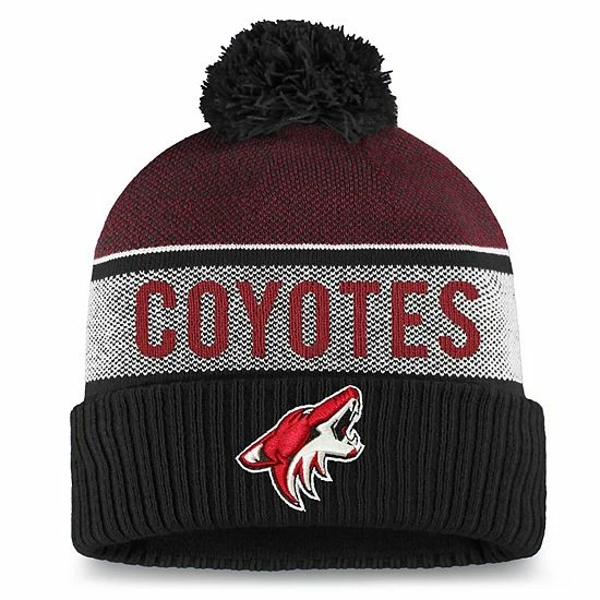 Men's Fanatics Branded Garnet Arizona Coyotes Team Pride Cuffed Knit Hat with Pom Men's Fanatics Branded Garnet Arizona Coyotes Team Pride Cuffed Knit Hat With Pom -Metaverse shop unnamed file 20870