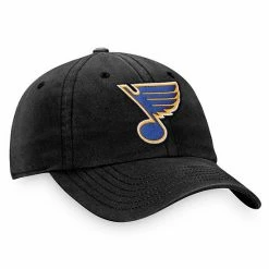 Men's Fanatics Branded Black St. Louis Blues Core Primary Logo Adjustable Hat 5 Men's Fanatics Branded Black St. Louis Blues Core Primary Logo Adjustable Hat -Metaverse shop unnamed file 20948