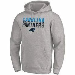 Men's Fanatics Branded Heathered Gray Carolina Panthers Fade Out Pullover Hoodie -Metaverse shop unnamed file 2100