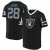 Men's Fanatics Branded Josh Jacobs Black Las Vegas Raiders Hashmark Player Name & Number V-Neck Top -Metaverse shop unnamed file 21023