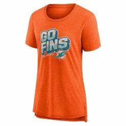 Women's Fanatics Branded Heathered Orange Miami Dolphins Hometown First Down T-Shirt 4 Women's Fanatics Branded Heathered Orange Miami Dolphins Hometown First Down T-Shirt -Metaverse shop unnamed file 21042