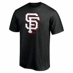 Men's Fanatics Branded Black San Francisco Giants Red White And Team Logo T-Shirt -Metaverse shop unnamed file 21058