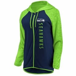 Women's Fanatics Branded College Navy Seattle Seahawks Forever Fan Logo Full-Zip Hoodie -Metaverse shop unnamed file 21069