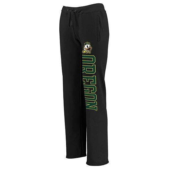 Women's Fanatics Branded Black Oregon Ducks Sideblocker Sweatpants - Image 2