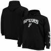 Men's Fanatics Branded Black San Antonio Spurs Big & Tall Team Wordmark Pullover Hoodie -Metaverse shop unnamed file 21158