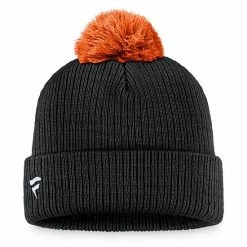 Men's Fanatics Branded Black Anaheim Ducks Team Cuffed Knit Hat With Pom 4 Men's Fanatics Branded Black Anaheim Ducks Team Cuffed Knit Hat With Pom -Metaverse shop unnamed file 21169