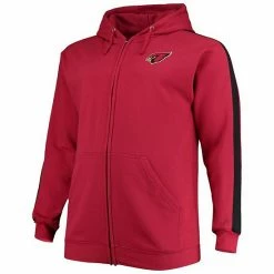Men's Fanatics Branded Cardinal Arizona Cardinals Big & Tall Full-Zip Hoodie -Metaverse shop unnamed file 21182