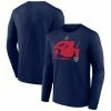 Men's Fanatics Branded Navy Florida Panthers Authentic Pro Core Collection Secondary Long Sleeve T-Shirt -Metaverse shop unnamed file 21201