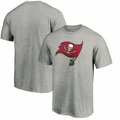 Men's Fanatics Branded Gray Tampa Bay Buccaneers Primary Logo Team T-Shirt -Metaverse shop unnamed file 21219