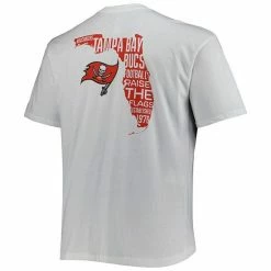 Men's Fanatics Branded White Tampa Bay Buccaneers Big & Tall Hometown Collection Hot Shot T-Shirt -Metaverse shop unnamed file 21313