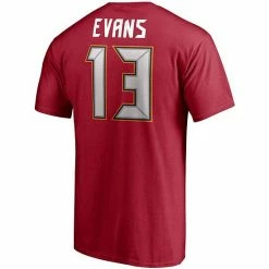 Men's Fanatics Branded Mike Evans Red Tampa Bay Buccaneers Player Icon Name & Number T-Shirt -Metaverse shop unnamed file 21365