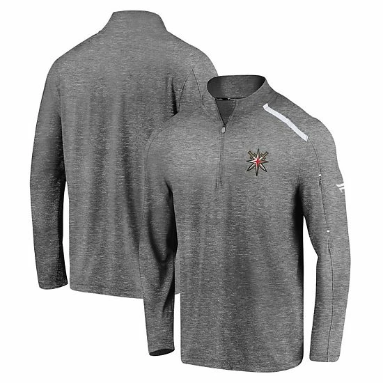 Men's Fanatics Branded Heathered Gray Vegas Golden Knights Special Edition Quarter-Zip Jacket Men's Fanatics Branded Heathered Gray Vegas Golden Knights Special Edition Quarter-Zip Jacket -Metaverse shop unnamed file 21370