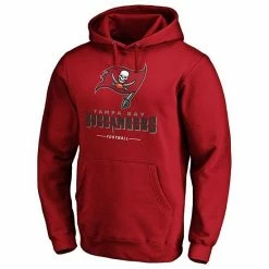 Men's Fanatics Branded Red Tampa Bay Buccaneers Team Lockup Pullover Hoodie -Metaverse shop unnamed file 21427
