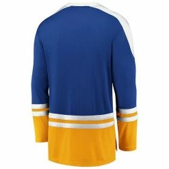 Men's Fanatics Branded Royal/Gold Buffalo Sabres Iconic Slapshot Long Sleeve T-Shirt -Metaverse shop unnamed file 21436