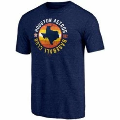 Men's Fanatics Branded Heathered Navy Houston Astros Texas Seal Hometown Collection Tri-Blend T-Shirt -Metaverse shop unnamed file 2146