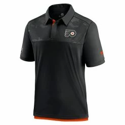 Men's Fanatics Branded Black Philadelphia Flyers Authentic Pro Locker Room Team Polo -Metaverse shop unnamed file 21533