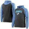 Men's Fanatics Branded Blue/Heathered Charcoal Detroit Lions Big & Tall Lightweight Raglan Pullover Hoodie -Metaverse shop unnamed file 21555