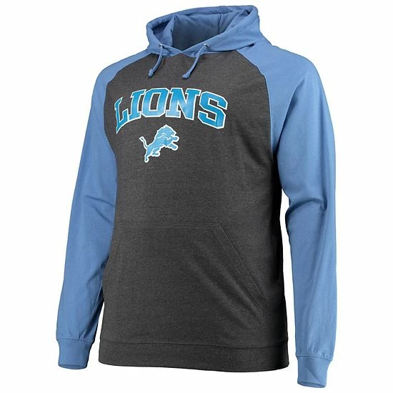 Men's Fanatics Branded Blue/Heathered Charcoal Detroit Lions Big & Tall Lightweight Raglan Pullover Hoodie Men's Fanatics Branded Blue/Heathered Charcoal Detroit Lions Big & Tall Lightweight Raglan Pullover Hoodie -Metaverse shop unnamed file 21557