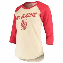 Women's Fanatics Branded Damian Lillard Cream Portland Trail Blazers Raglan 3/4 Sleeve T-Shirt 4 Women's Fanatics Branded Damian Lillard Cream Portland Trail Blazers Raglan 3/4 Sleeve T-Shirt -Metaverse shop unnamed file 21597