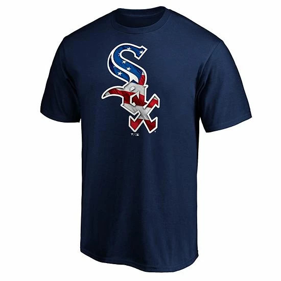 Men's Fanatics Branded Navy Chicago White Sox Banner Wave T-Shirt 5 Men's Fanatics Branded Navy Chicago White Sox Banner Wave T-Shirt - Image 3