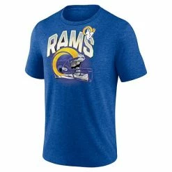 Men's Fanatics Branded Heathered Royal Los Angeles Rams End Around Tri-Blend T-Shirt -Metaverse shop unnamed file 21659