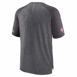 Men's Fanatics Branded Heathered Gray Philadelphia 76ers 2022 Noches Ene-Be-A Core Shooting Raglan T-Shirt -Metaverse shop unnamed file 21682