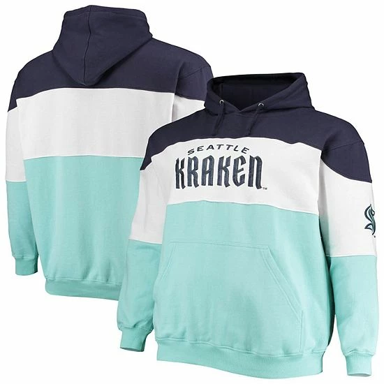 Men's Fanatics Branded Deep Sea Blue/Blue Seattle Kraken Big & Tall Colorblock Fleece Hoodie Men's Fanatics Branded Deep Sea Blue/Blue Seattle Kraken Big & Tall Colorblock Fleece Hoodie -Metaverse shop unnamed file 21697