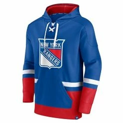 Men's Fanatics Branded Artemi Panarin Blue/Red New York Rangers Player Lace-Up V-Neck Pullover Hoodie -Metaverse shop unnamed file 21724