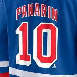 Men's Fanatics Branded Artemi Panarin Blue/Red New York Rangers Player Lace-Up V-Neck Pullover Hoodie -Metaverse shop unnamed file 21726