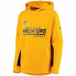 Youth Fanatics Branded Gold Nashville Predators Authentic Pro Raglan Pullover Hoodie -Metaverse shop unnamed file 21734
